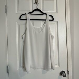 Elegant White Sleeveless Top